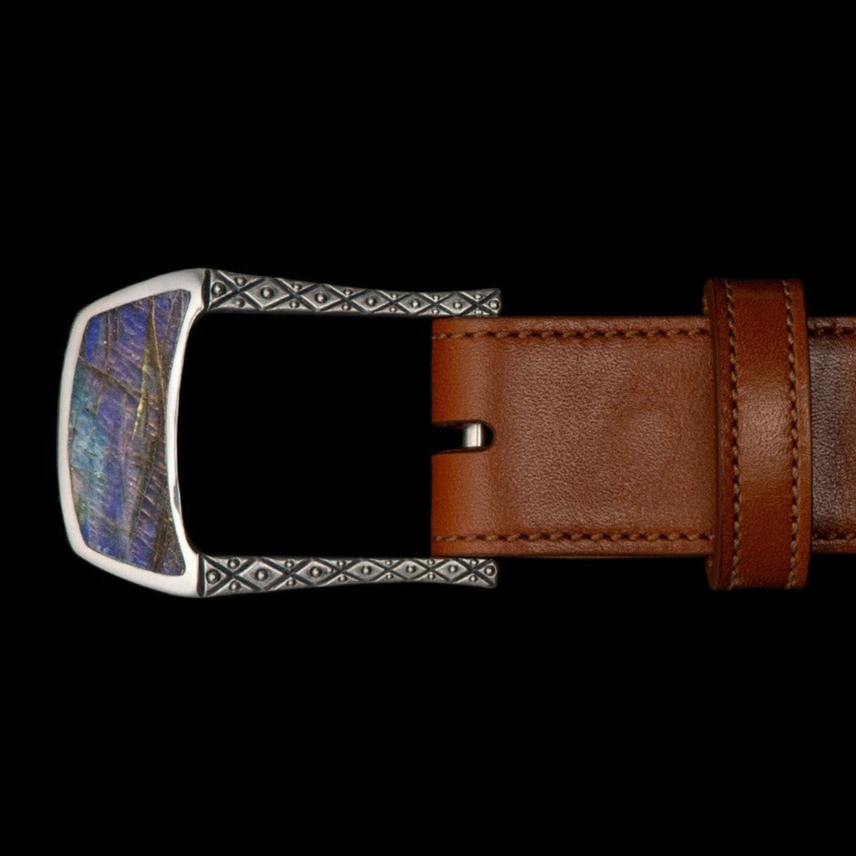 William Henry Labradorite Belt Buckle-Men's Clothing-Kevin's Fine Outdoor Gear & Apparel