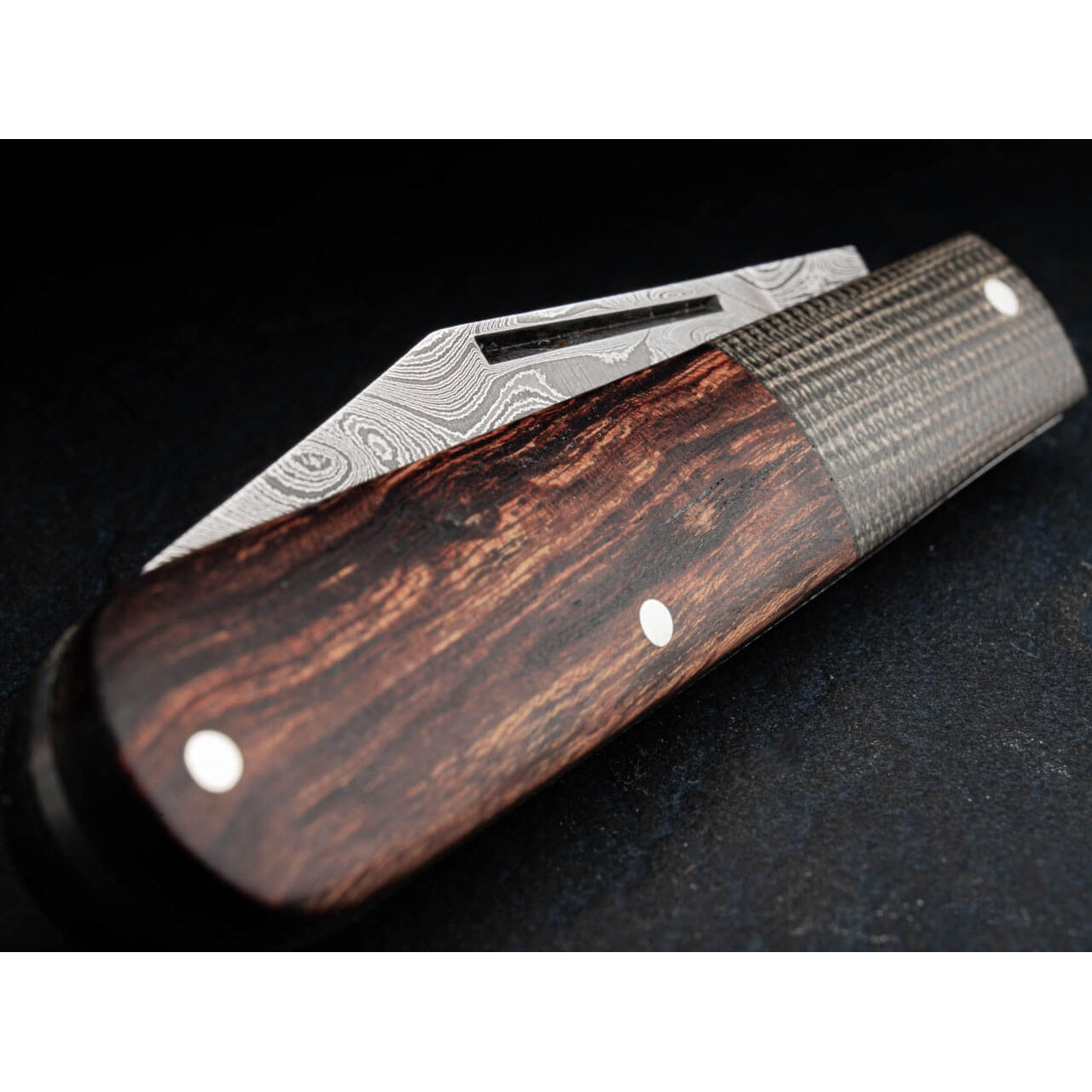 Barlow Integral Leopard-Damascus-KNIFE-Kevin's Fine Outdoor Gear & Apparel
