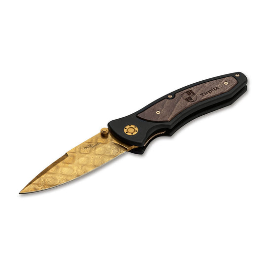 Tirpitz-Damascus Gold-KNIFE-Kevin's Fine Outdoor Gear & Apparel