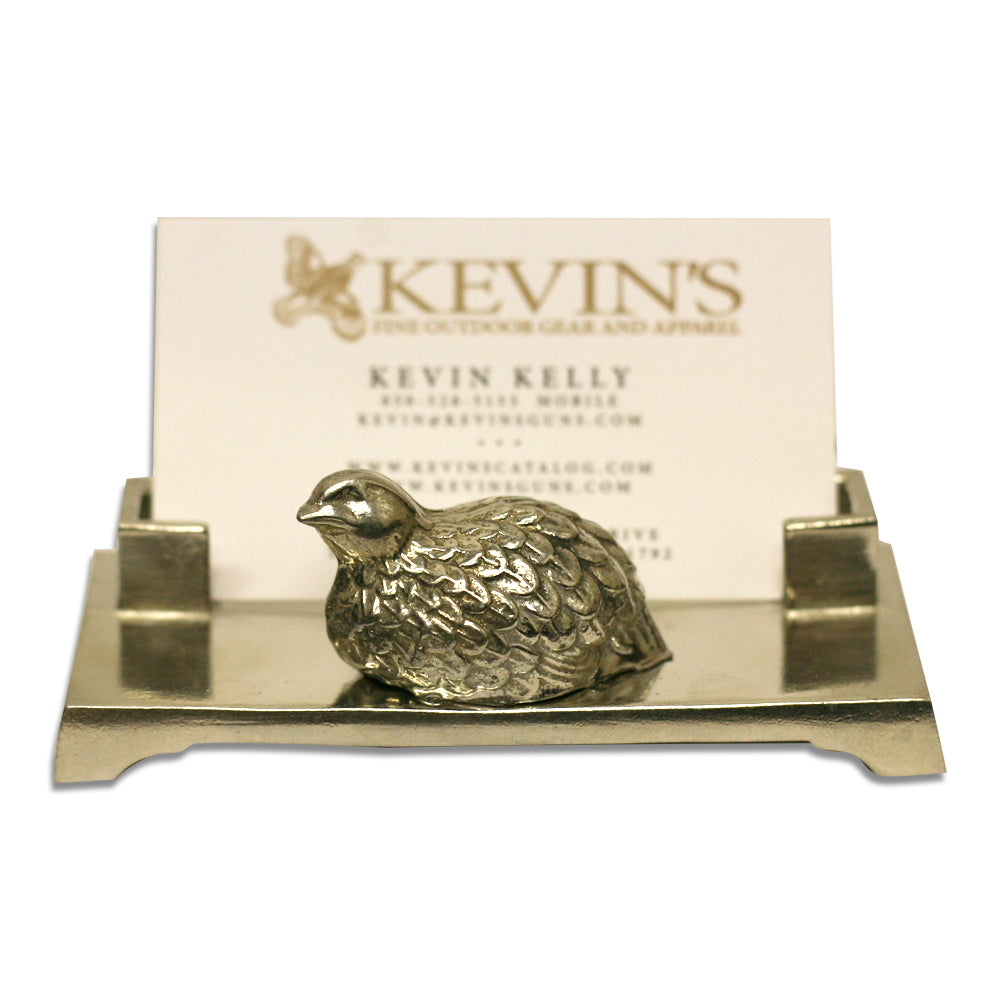 Full Quail Card Holder-HOME/GIFTWARE-Kevin's Fine Outdoor Gear & Apparel