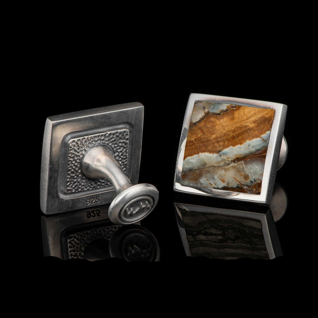 William Henry Brown Mammoth Duo Cufflinks-Jewelry-Kevin's Fine Outdoor Gear & Apparel