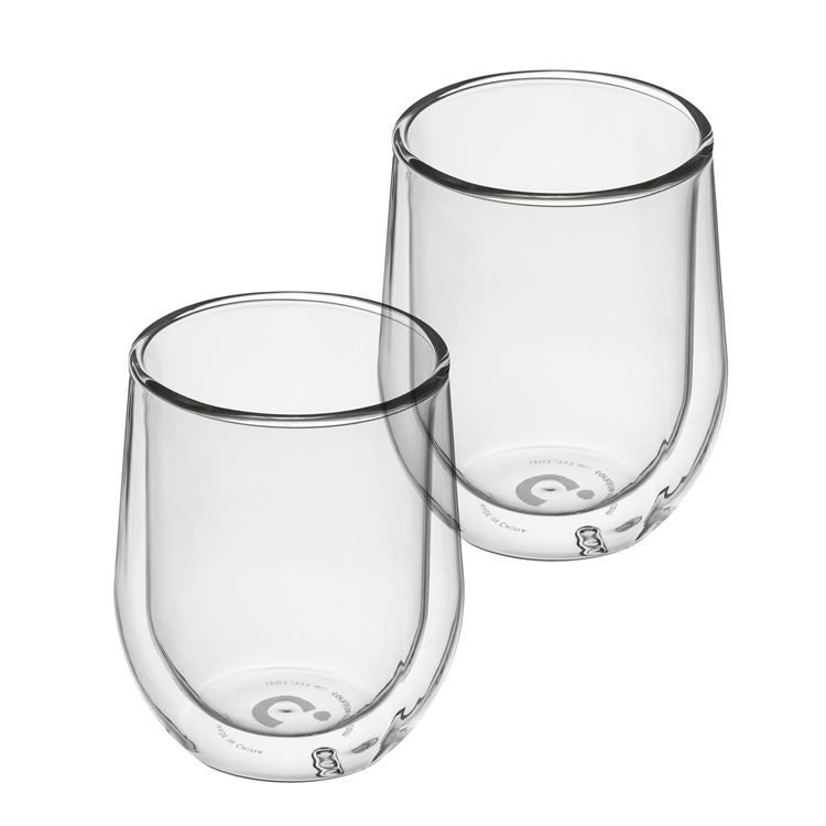 Corkcicle Stemless Wine Glass 12 oz Set of 2-HOME/GIFTWARE-Clear-Kevin's Fine Outdoor Gear & Apparel
