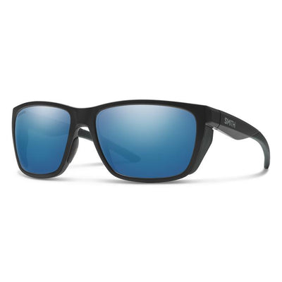 Smith Optics "Longfin" Polarized Sunglasses-SUNGLASSES-MATTE BLACK-GLASS POLARIZED BLUE MIRROR-Kevin's Fine Outdoor Gear & Apparel