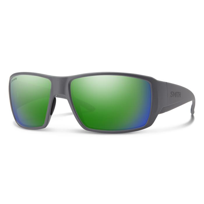Smith Optics "Guide's Choice " Polarized Sunglasses-Sunglasses-MATTE CEMENT-GLASS/GREEN MIRROR-Kevin's Fine Outdoor Gear & Apparel