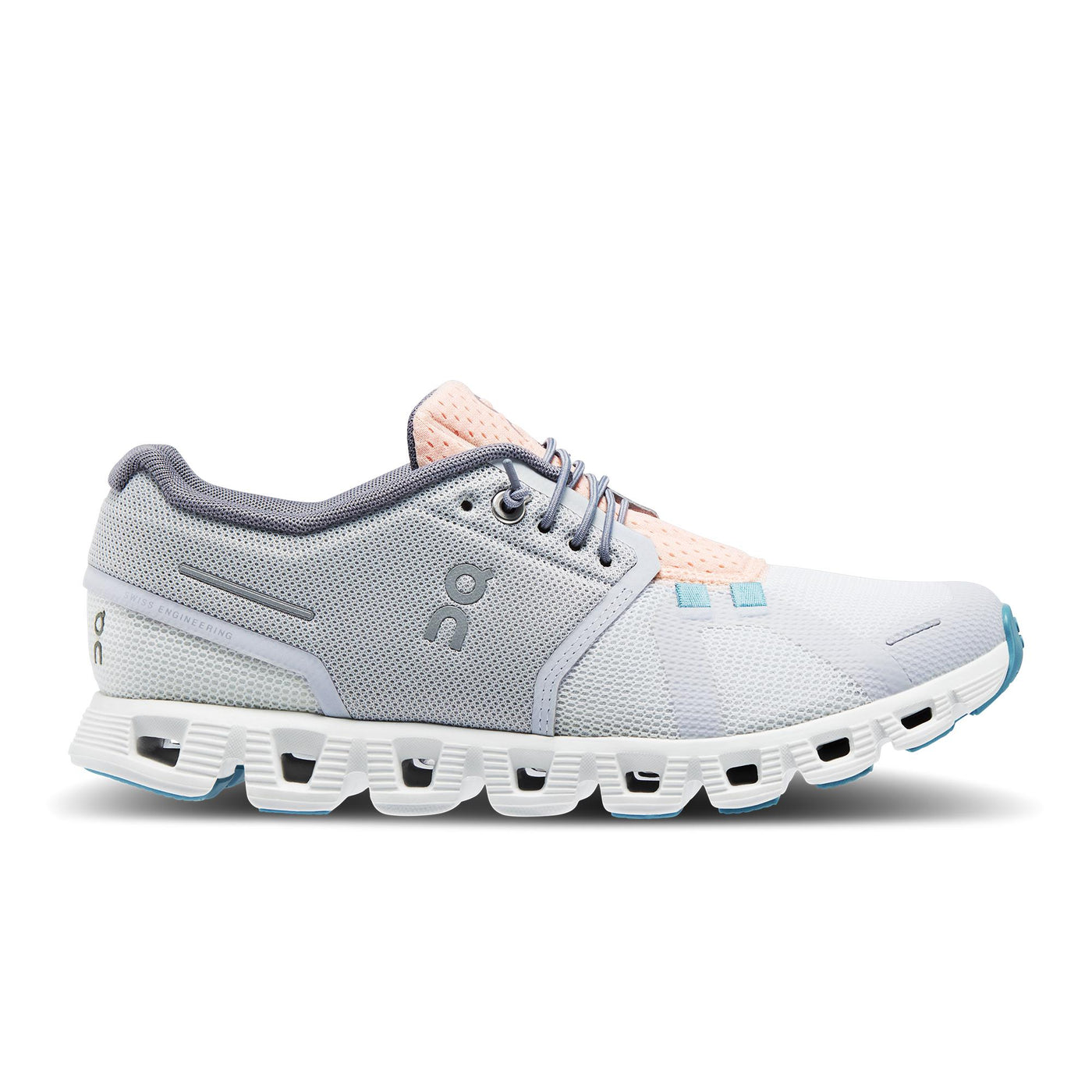 On Running Women's Cloud 5 Push Shoes-Footwear-GLACIER | UNDYED-WHITE-6-Kevin's Fine Outdoor Gear & Apparel