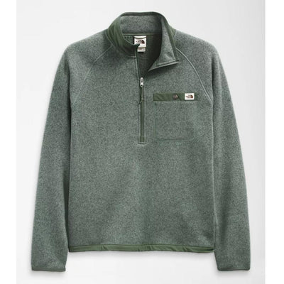 The North Face Men's Gordon Lyons 1/4 Zip-MENS CLOTHING-Green Heather-S-Kevin's Fine Outdoor Gear & Apparel
