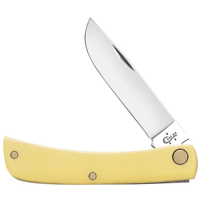 Case 00032 Yellow Synthetic Smooth CS Sod Buster Jr-Knives & Tools-Kevin's Fine Outdoor Gear & Apparel