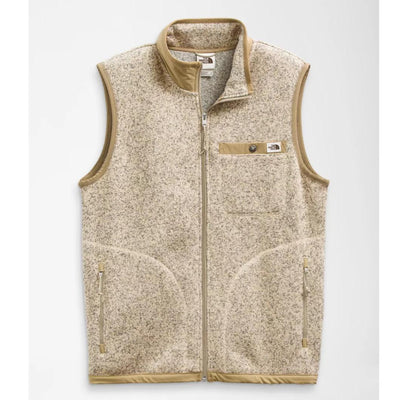 The North Face Men's Gordon Lyons Vest-MENS CLOTHING-Bleached Sand Heather-Kelp Tan-S-Kevin's Fine Outdoor Gear & Apparel
