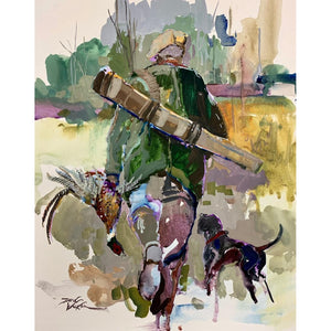 Dirk Walker "The Old Pheasant Hunter" Giclee Print-Decor-Kevin's Fine Outdoor Gear & Apparel