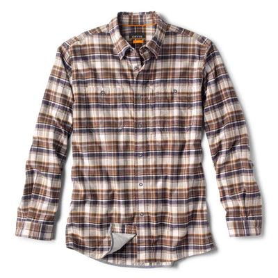 Orvis Flat Creek Tech Flannel-Men's Clothing-Peat-M-Kevin's Fine Outdoor Gear & Apparel