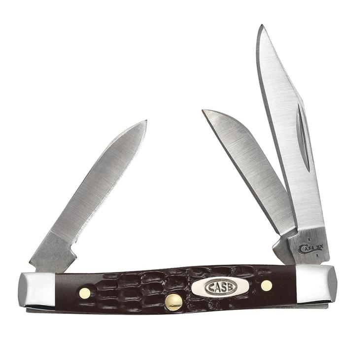 Case 00081 Brown Synthetic Small Stockman-Knives & Tools-Kevin's Fine Outdoor Gear & Apparel