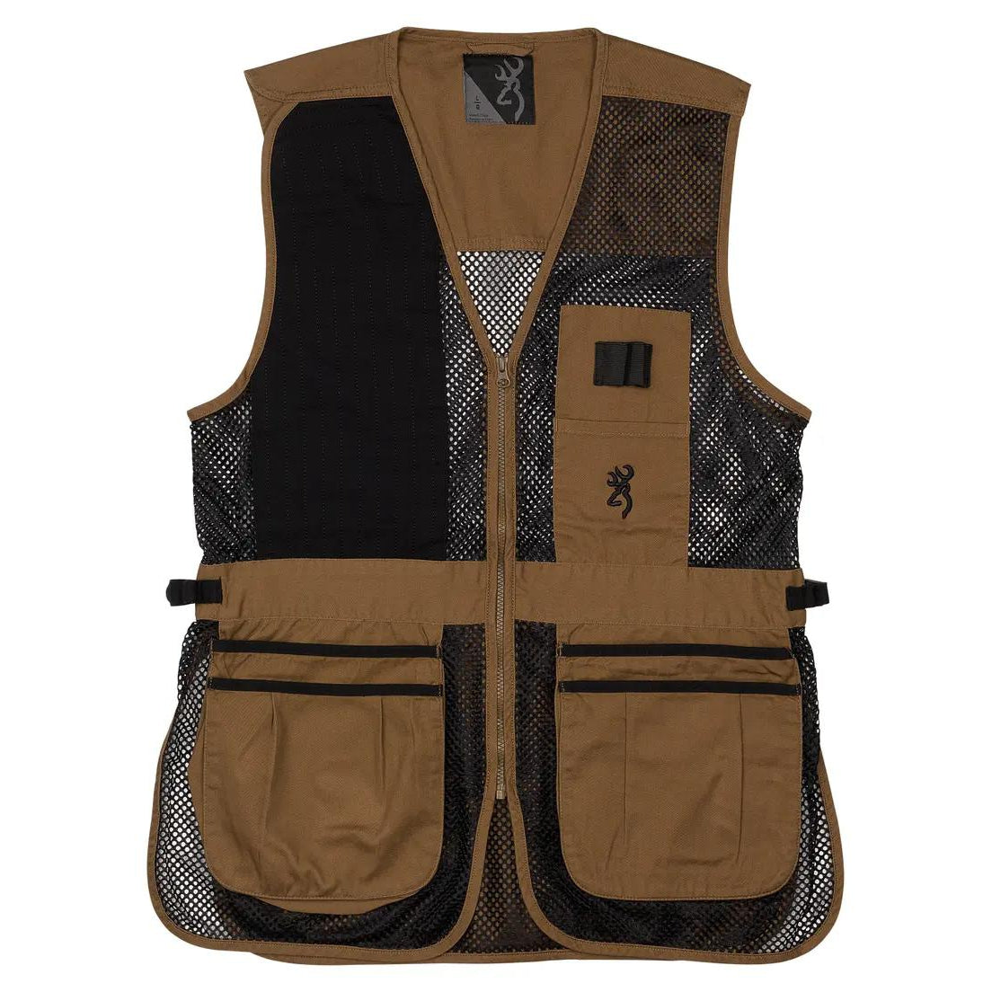 Browning Trapper Creek Shooting Vest-Men's Accessories-Clay-M-Kevin's Fine Outdoor Gear & Apparel