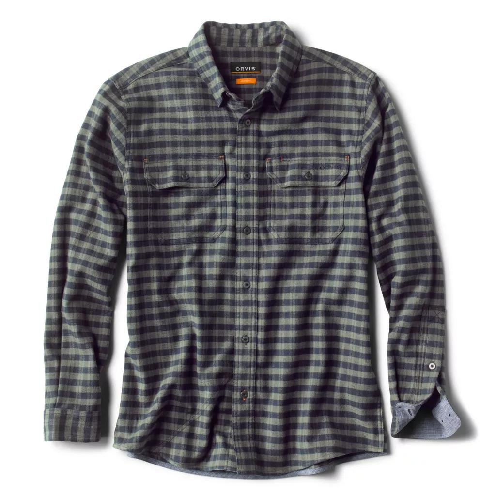 Orvis Mid Mountain Tech Flannel Shirt-Men's Clothing-Kevin's Fine Outdoor Gear & Apparel