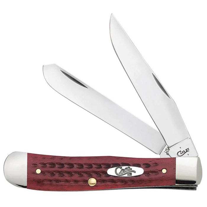 Case 00783 Pocket Worn Old Red Bone Corn Cob Jig Trapper-Knives & Tools-Kevin's Fine Outdoor Gear & Apparel