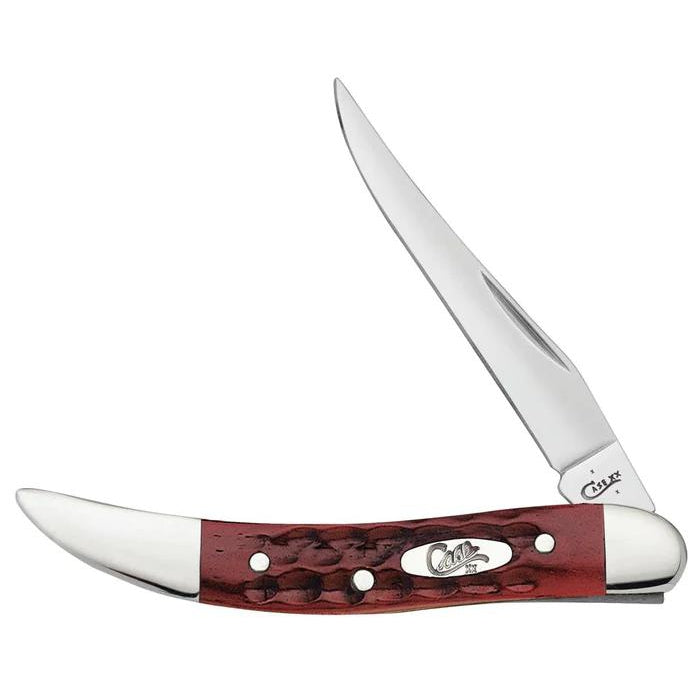 Case 00792 Pocket Worn Old Red Bone Corn Cob Jig Small Texas Toothpick-Knives & Tools-Kevin's Fine Outdoor Gear & Apparel