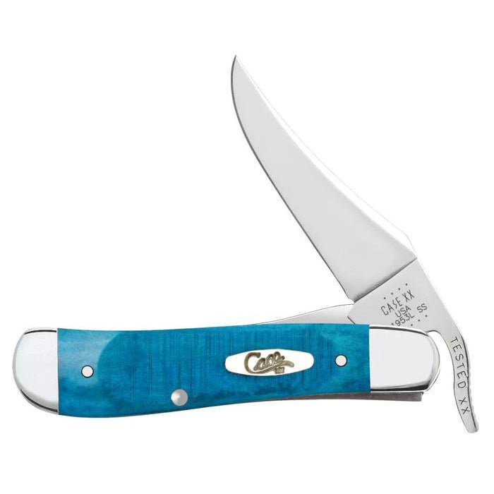 Case 25589 Sawcut Jig Caribbean Blue Bone RussLock-Knives & Tools-Kevin's Fine Outdoor Gear & Apparel