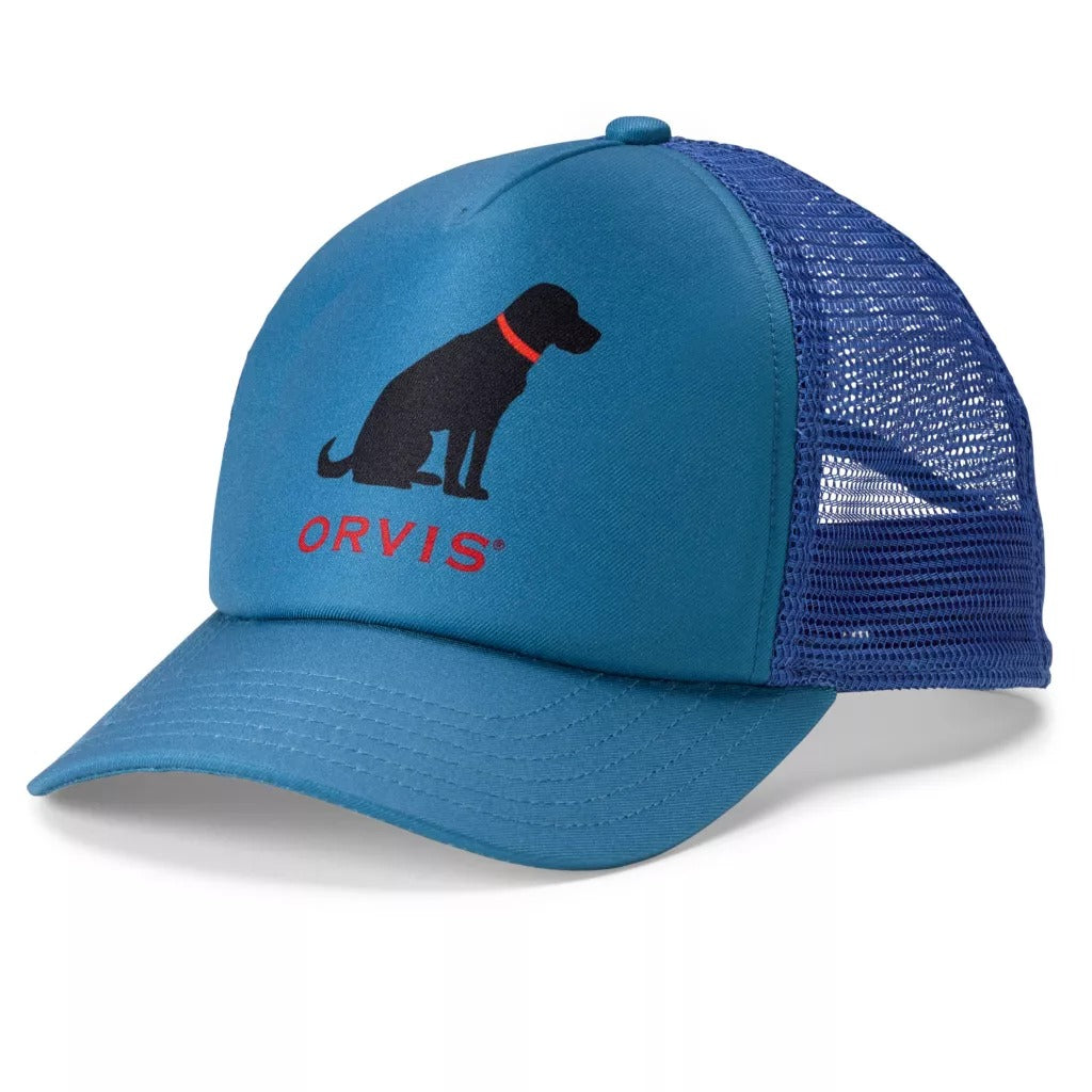 Orvis Kids Sitting Dog Trucker-CHILDRENS CLOTHING-Blue-One Size Fits All-Kevin's Fine Outdoor Gear & Apparel