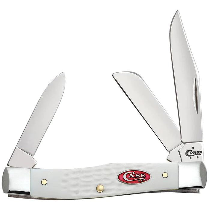 Case 60184 SparXX Standard Jig White Synthetic Medium Stockman-Knives & Tools-Kevin's Fine Outdoor Gear & Apparel