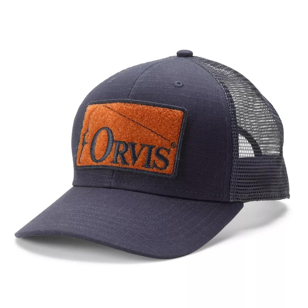 Orvis Ripstop Covert Trucker Hat-Men's Accessories-Rusty Navy-Kevin's Fine Outdoor Gear & Apparel