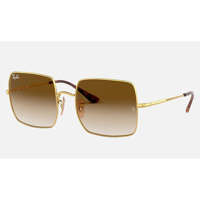 Ray Ban Rectangle 1971 Sunglasses-SUNGLASSES-Gold-Light Brown Gradient-Kevin's Fine Outdoor Gear & Apparel