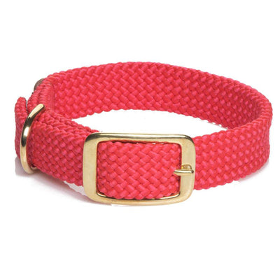 Mendota Double Braid Collar-Pet Supply-RED-18"-Kevin's Fine Outdoor Gear & Apparel