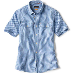 Orvis Clearwater Seersucker Short Sleeved Work Shirt-MENS CLOTHING-Kevin's Fine Outdoor Gear & Apparel