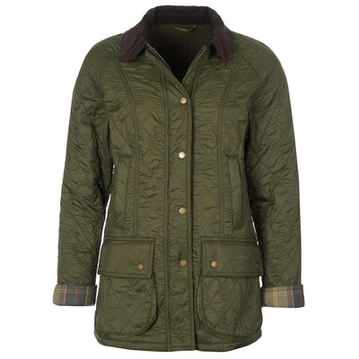 Barbour Women's Beadnell Polarquilt-Women's Clothing-OLIVE-US10/UK14-Kevin's Fine Outdoor Gear & Apparel