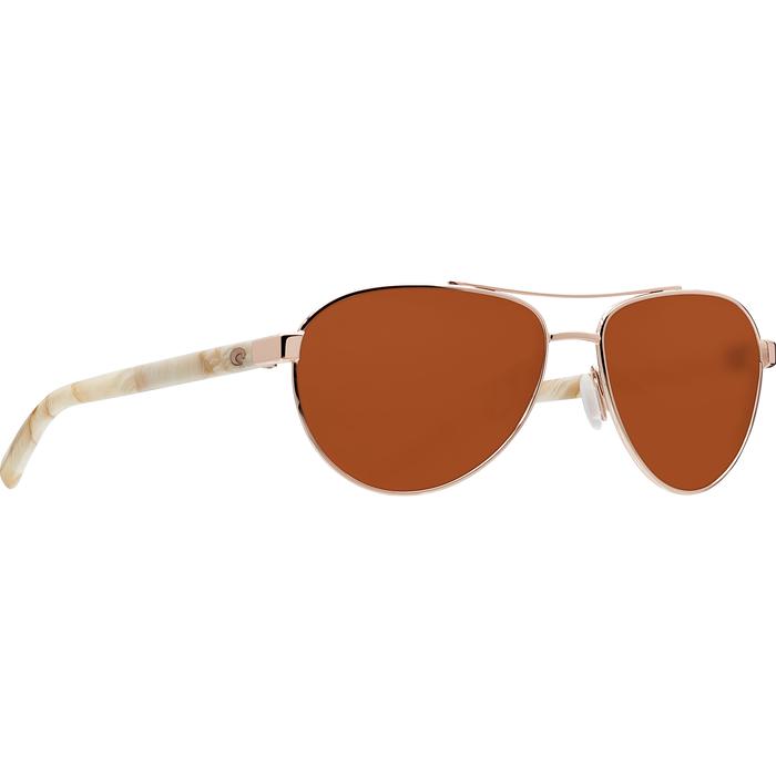 Costa "Fernandina" Polarized Sunglasses-SUNGLASSES-Shiny Rose Gold-Copper 580P-Kevin's Fine Outdoor Gear & Apparel
