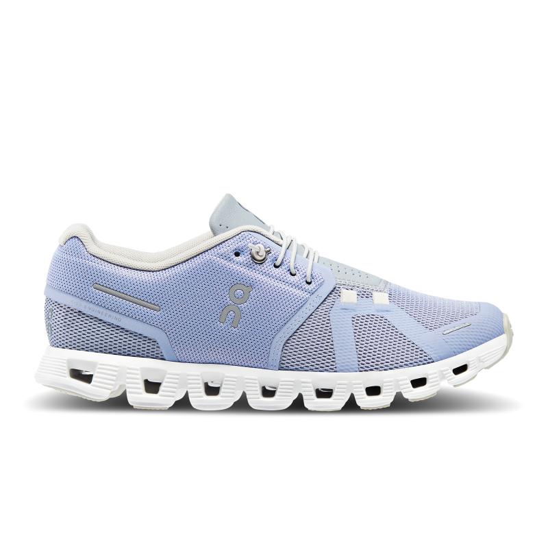On Running Women's Cloud 5 Shoes-Footwear-NIMBUS|ALLOY-6-Kevin's Fine Outdoor Gear & Apparel