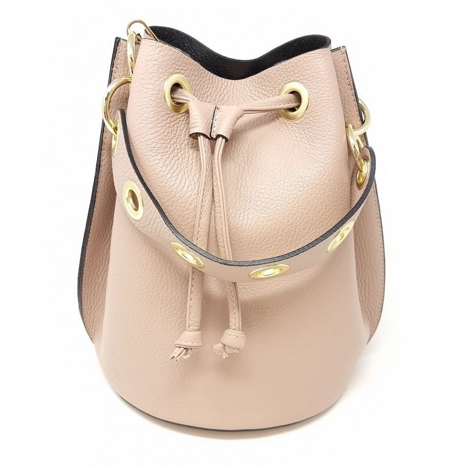 Italian Made Bucket Bag-Handbags-PINK-Kevin's Fine Outdoor Gear & Apparel