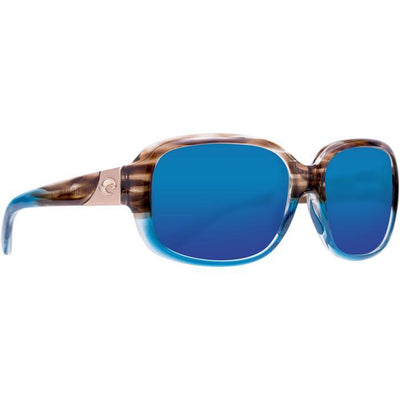Costa "Gannet" Polarized Sunglasses-SUNGLASSES-SHINY WAHOO (251)-BLUE MIRROR 580G-Kevin's Fine Outdoor Gear & Apparel