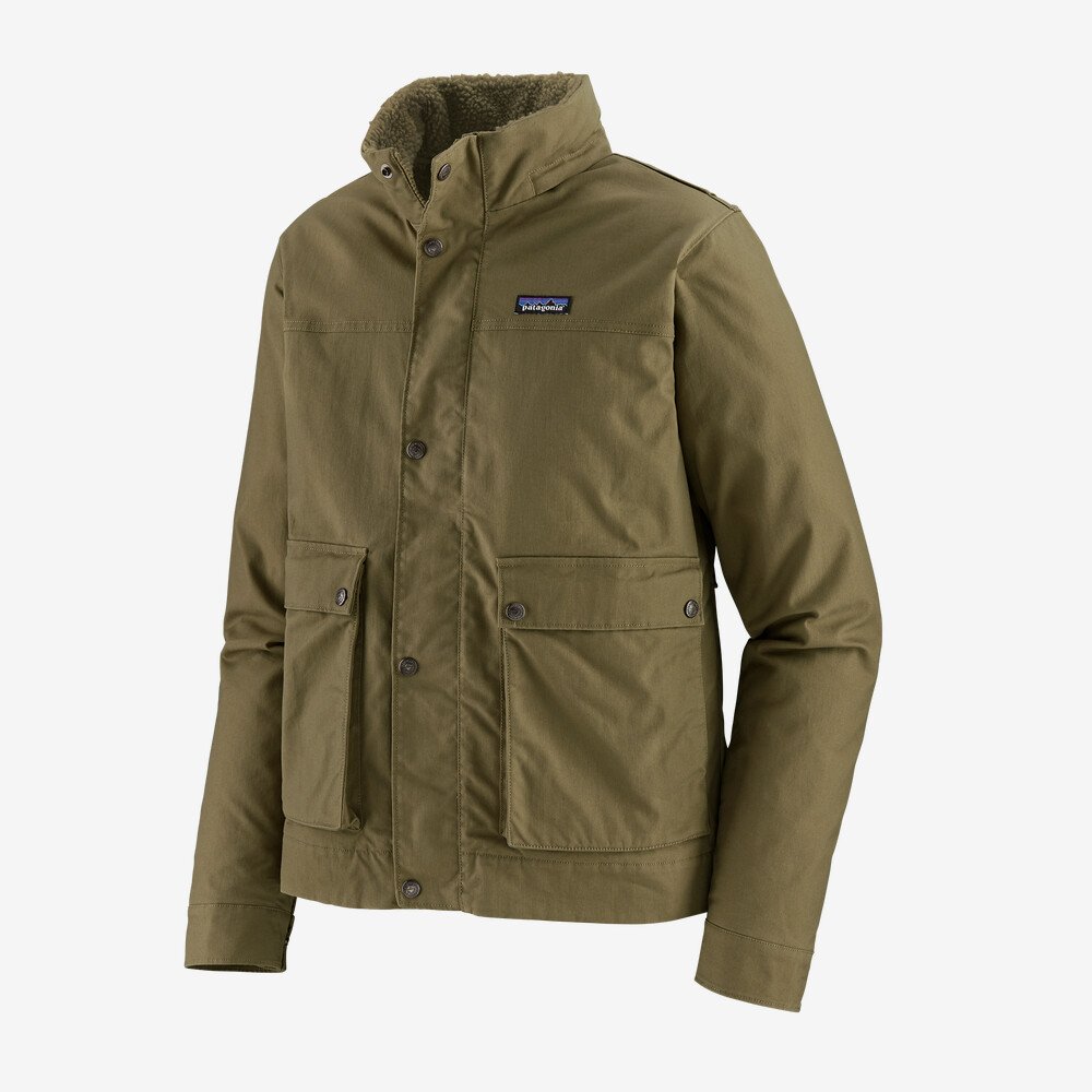 Patagonia Men's Maple Grove Canvas Jacket-MENS CLOTHING-Sage Khaki-S-Kevin's Fine Outdoor Gear & Apparel