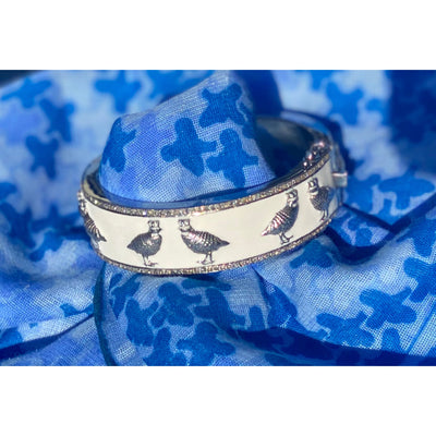 King Bob Enamel Pave Diamond Bracelet-JEWELRY-Kevin's Fine Outdoor Gear & Apparel