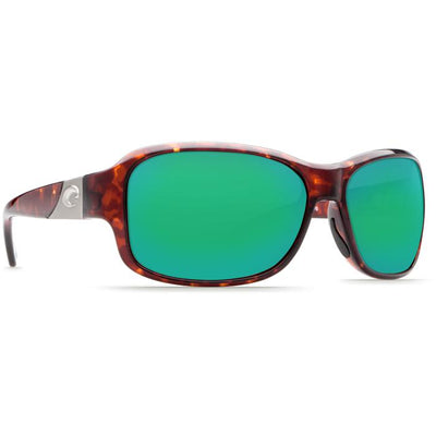 Costa "Inlet" Polarized Sunglasses-SUNGLASSES-RETRO TORTOISE (76)-GREEN 580G-Kevin's Fine Outdoor Gear & Apparel