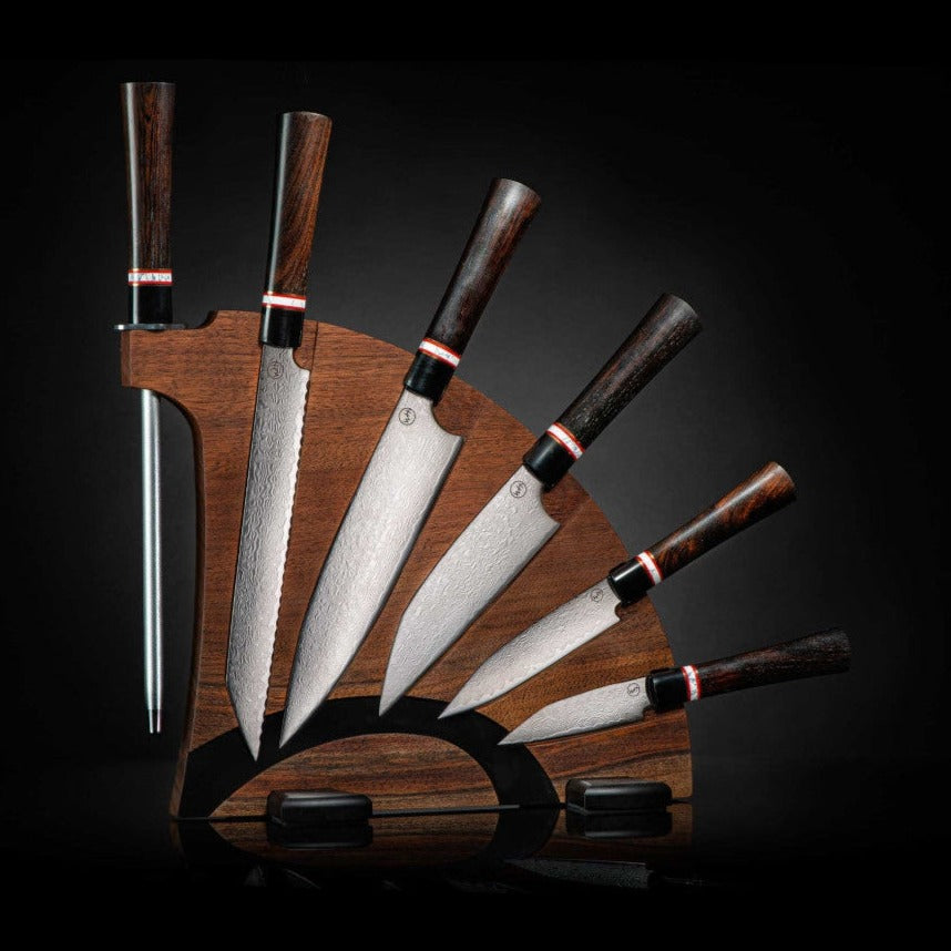 William Henry Kultro Ebony Gourmet Knife Set-Knives & Tools-Kevin's Fine Outdoor Gear & Apparel