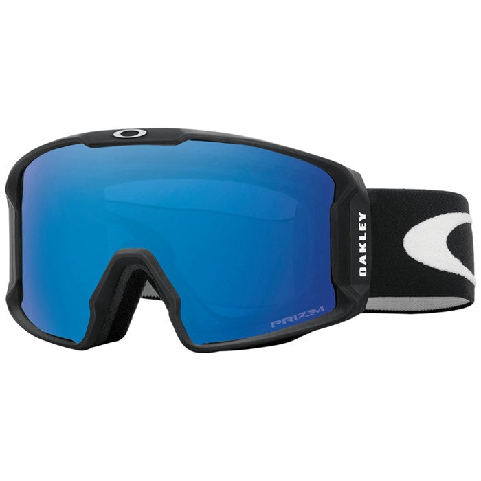 Oakley Line Miner XL Snow Goggles-Sunglasses-Matte Black-Sapphire Irridium-Kevin's Fine Outdoor Gear & Apparel