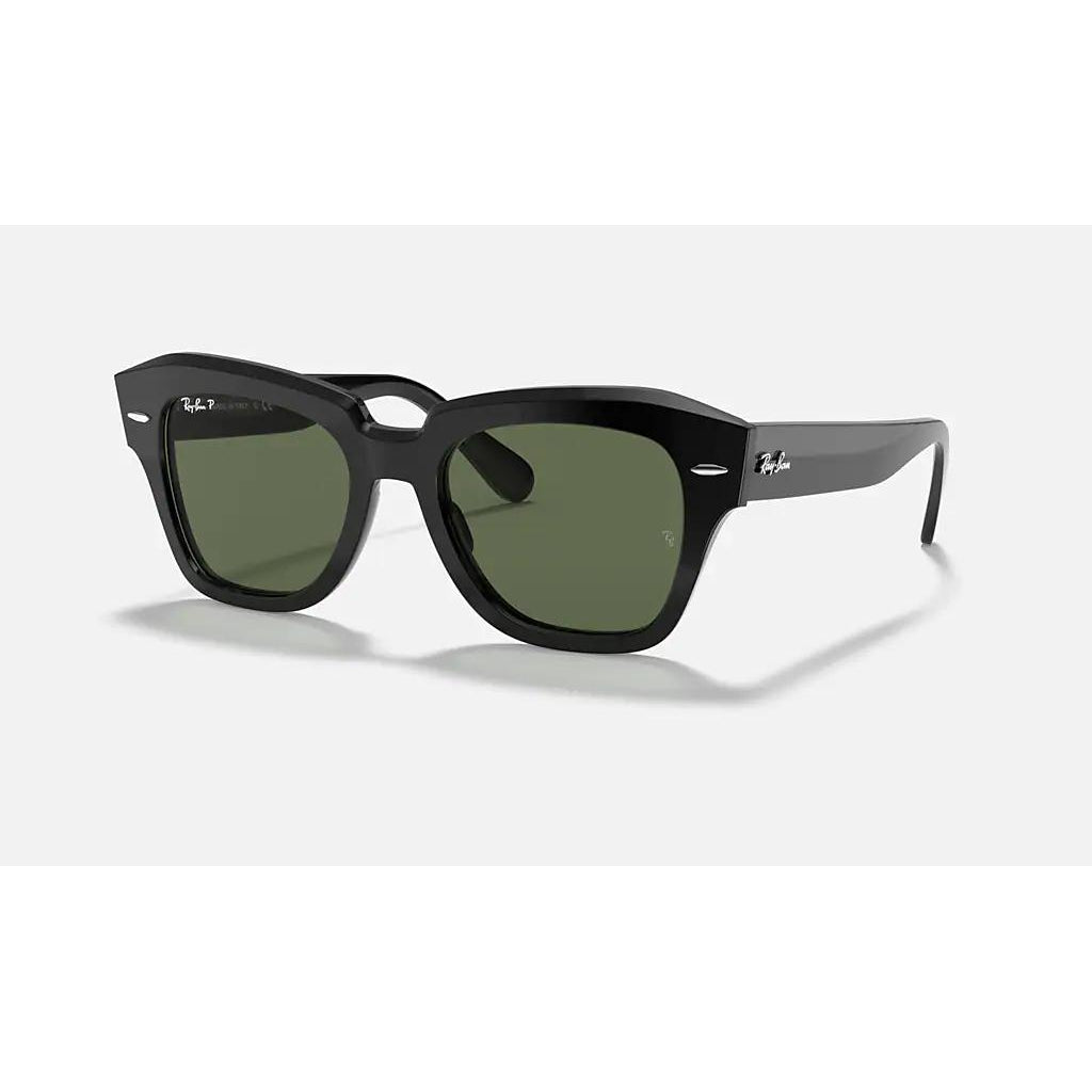 Ray Ban State Street Sunglasses-SUNGLASSES-Polarized Green Classic-Black-Kevin's Fine Outdoor Gear & Apparel