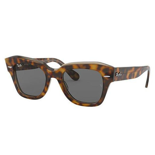 Ray Ban State Street Havana-SUNGLASSES-Dark Grey Classic-Tortoise-Kevin's Fine Outdoor Gear & Apparel