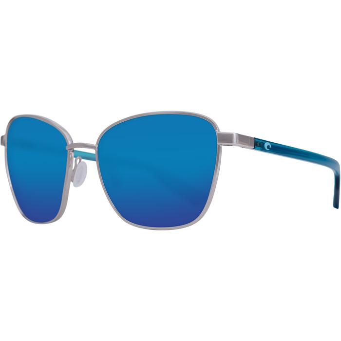 Costa "Paloma" Polarized Sunglasses-SUNGLASSES-Brushed Silver-Blue 580G-Kevin's Fine Outdoor Gear & Apparel