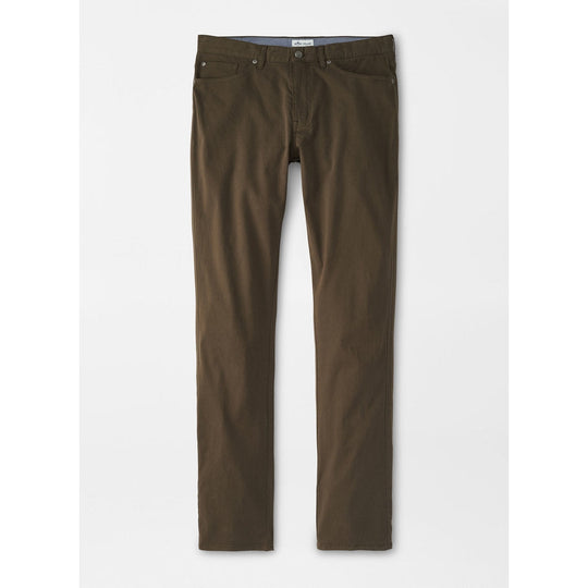 Peter Millar Ultimate Sateen Five Pocket Pant-MENS CLOTHING-Chocolate-32-Kevin's Fine Outdoor Gear & Apparel