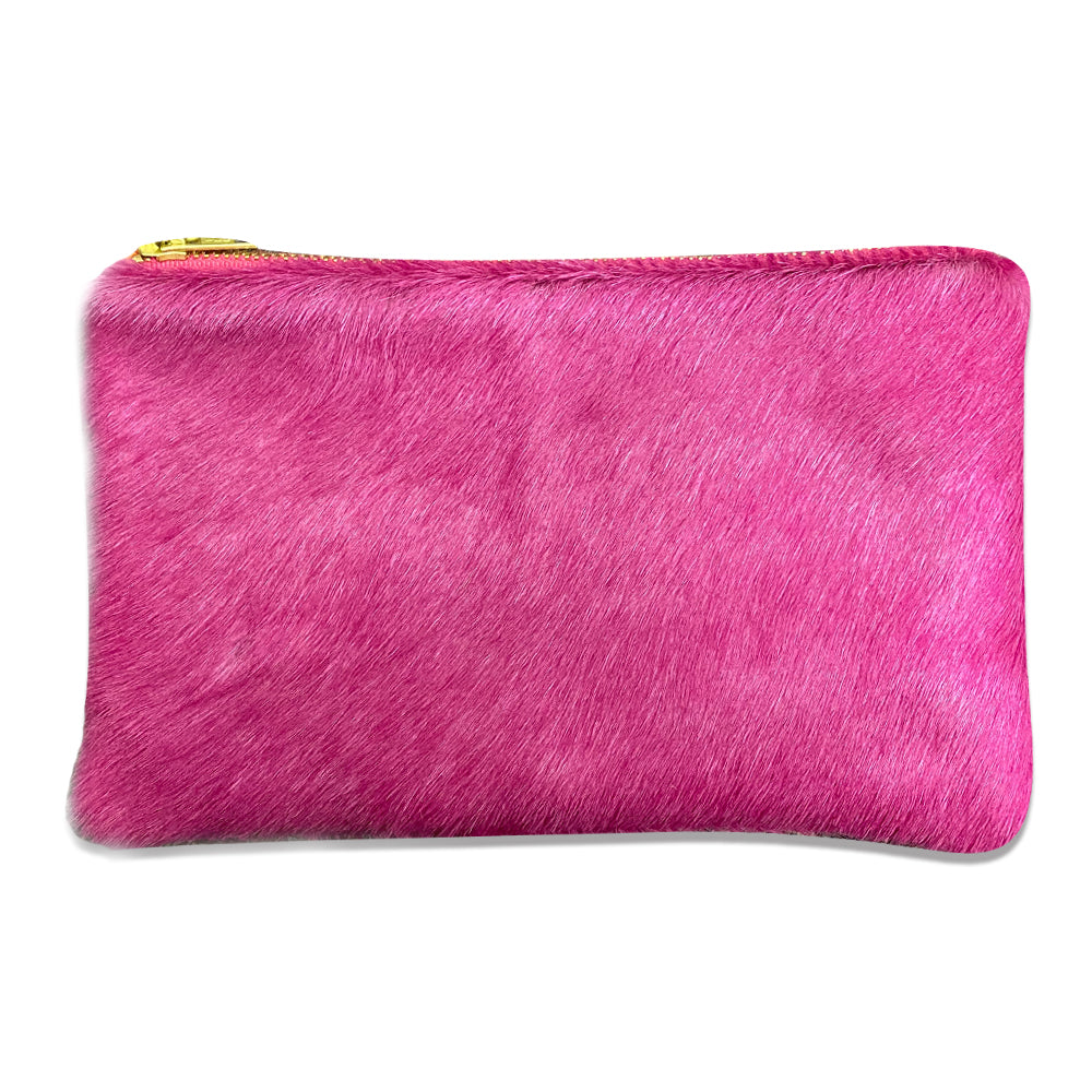 Cowhide Crossbody-Women's Accessories-Parker And Hyde-Hot Pink W/Chain-Kevin's Fine Outdoor Gear & Apparel