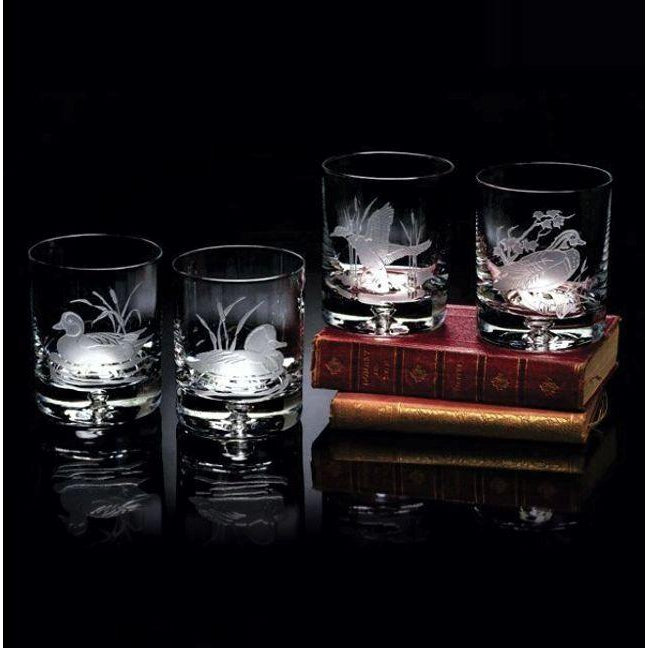 American Ducks Rock Old Fashioned Glass Set-HOME/GIFTWARE-Kevin's Fine Outdoor Gear & Apparel