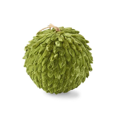 Green Petal Leaf Ball Ornament-Home/Giftware-6 Inch-Kevin's Fine Outdoor Gear & Apparel