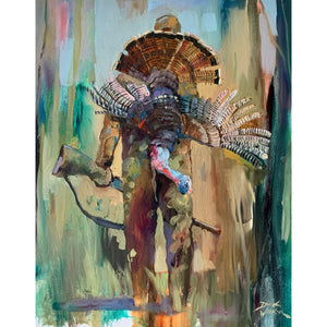 Dirk Walker "The Turkey Hunter" Giclee Print-Decor-14"x11"-Kevin's Fine Outdoor Gear & Apparel
