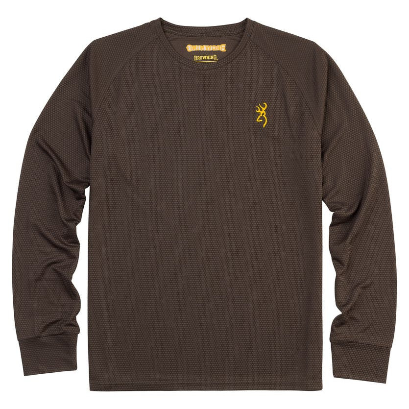 Browning Tech Long Sleeve T-Shirt-Men's Clothing-Major Brown-S-Kevin's Fine Outdoor Gear & Apparel
