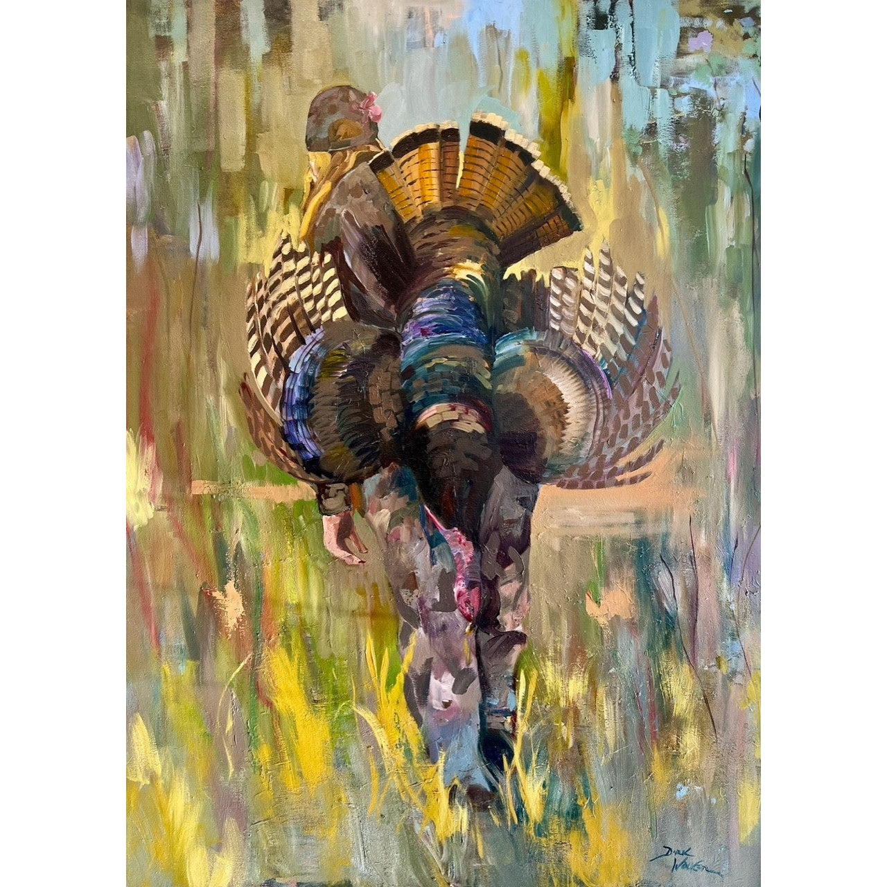 Dirk Walker "The Turkey Huntress" Giclee Print-Home/Giftware-Kevin's Fine Outdoor Gear & Apparel